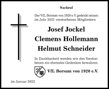 Traueranzeige von Helmut Schneider von Hildesheimer Allgemeine Zeitung