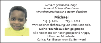 Traueranzeige von Michael  von Hildesheimer Allgemeine Zeitung