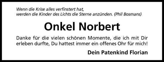 Traueranzeige von Norbert Pallentin von Hildesheimer Allgemeine Zeitung