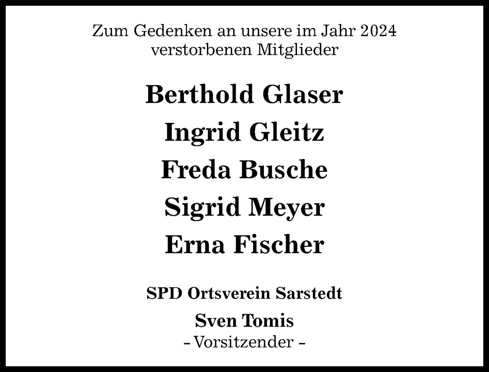  Traueranzeige für Erna Fischer vom 03.01.2025 aus Hildesheimer Allgemeine Zeitung